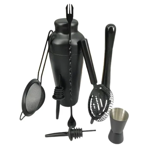 Viss melnais kokteiļu komplekts