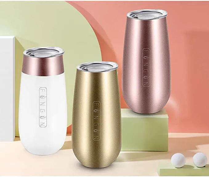 Šampanieša nerūsējošā tērauda krūze