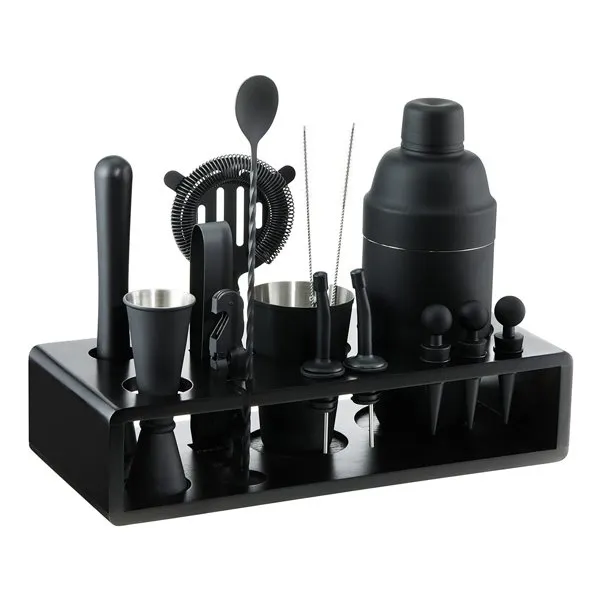 Kokteiļu komplekts matēts melns