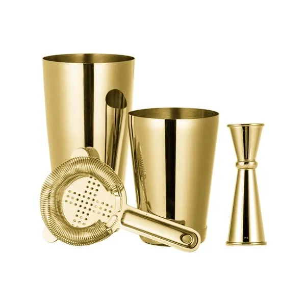 Zelta kokteiļu pagatavošanas komplekts