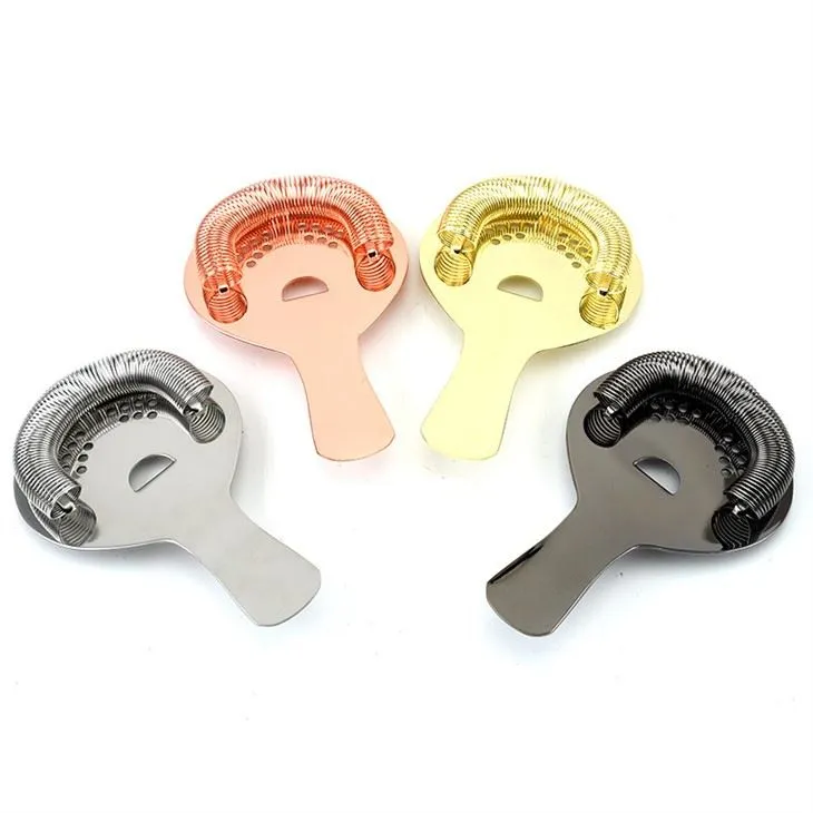 Zelta Hawthorne sietiņš Nerūsējošā tērauda kokteiļu sietiņš