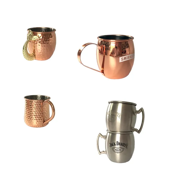 Džeks Daniels jaukas kvalitātes personalizēta Maskavas mūļa krūze