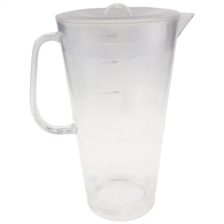 Plastmasas ūdens krūze ar vāku