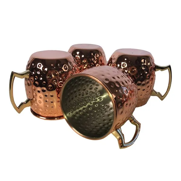 Cietas vara mūļu krūzes